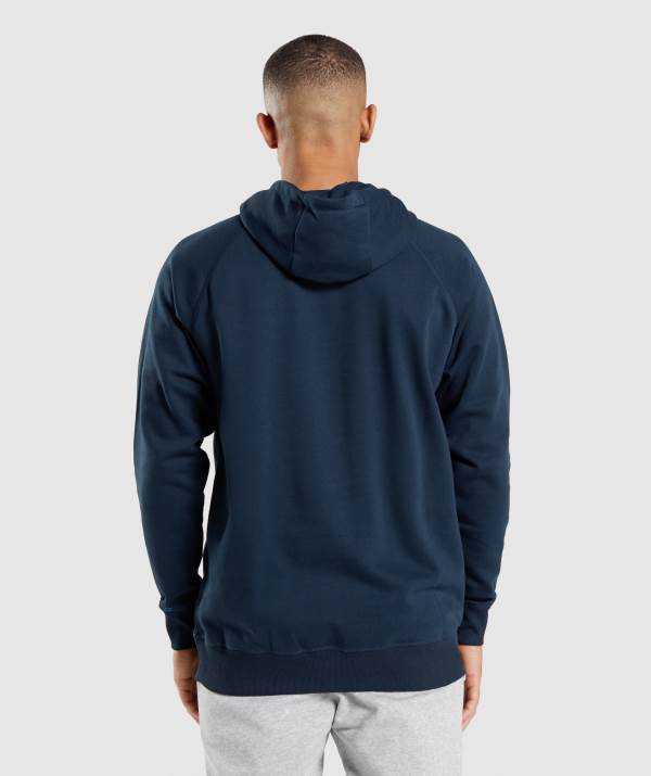 Panske Mikiny S Kapucňou Gymshark Apollo Námornícka Modrá | MU0386512